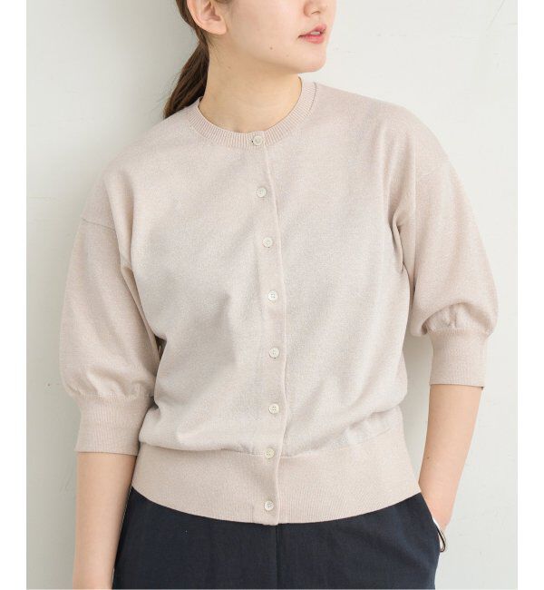 IENA「LEVITAクルーカーディガン」|カーディガン|
