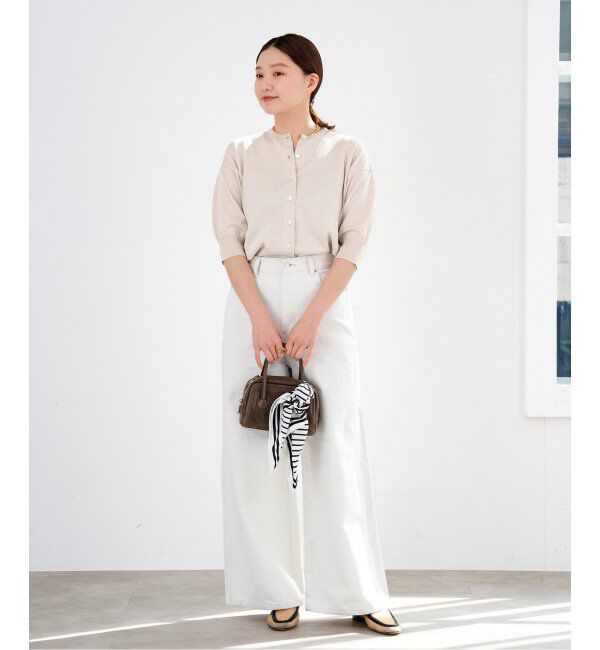 IENA「LEVITAクルーカーディガン」|カーディガン|