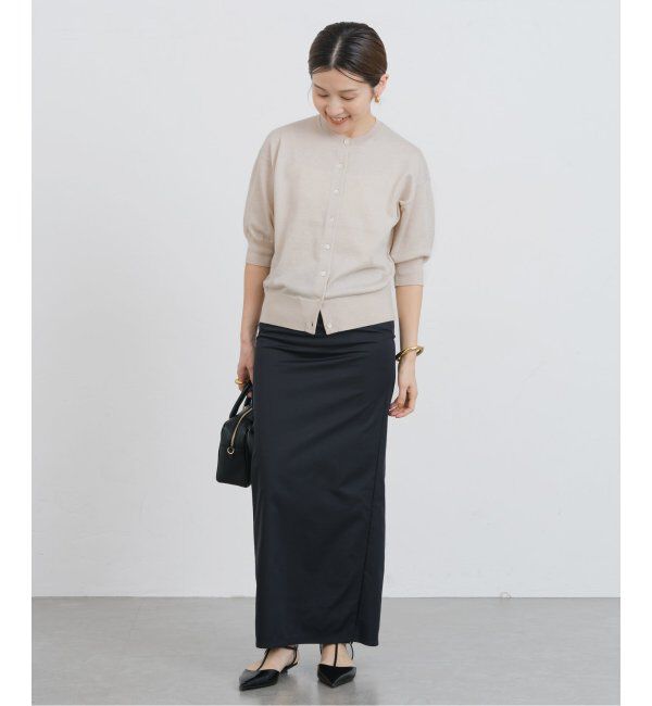 IENA「LEVITAクルーカーディガン」|カーディガン|