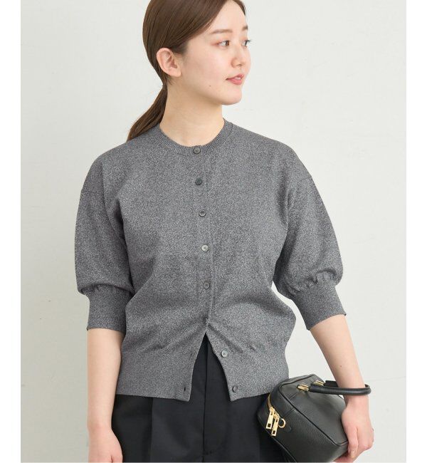 IENA「LEVITAクルーカーディガン」|カーディガン|