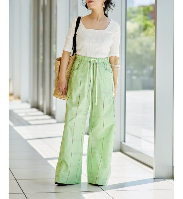 IENA LA BOUCLE「IENA LA BOUCLE リブスクエアネックカットソー」|Tシャツ・カットソー|