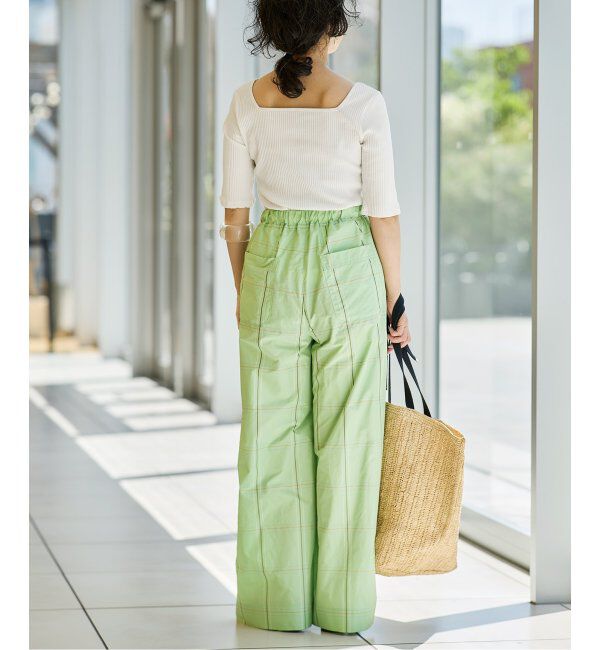 IENA LA BOUCLE「IENA LA BOUCLE リブスクエアネックカットソー」|Tシャツ・カットソー|