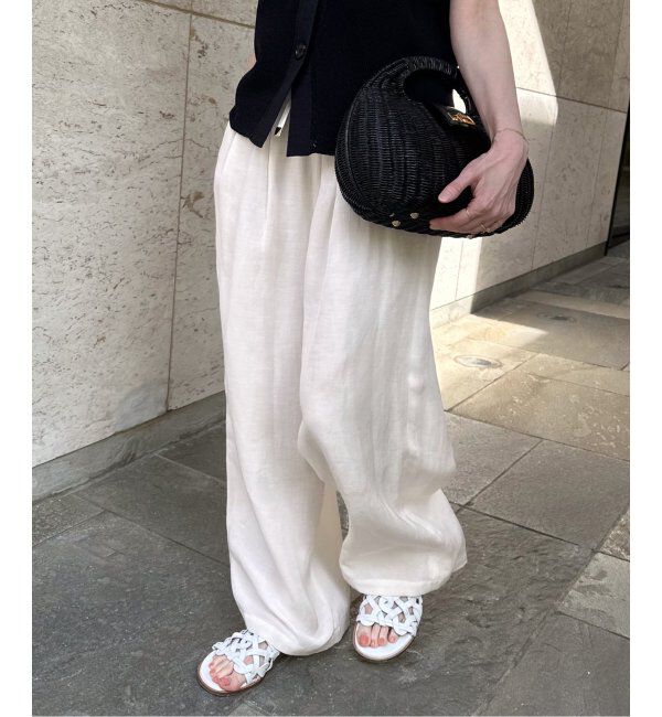 VERMEIL par iena「トリアセリネン リラックスパンツ」|その他|