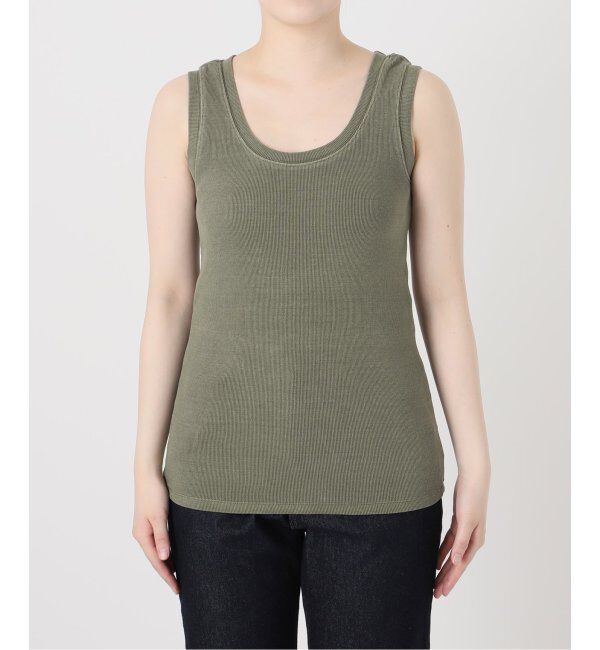 SLOBE IENA「コットンテレコタンクトップ」|タンクトップ|