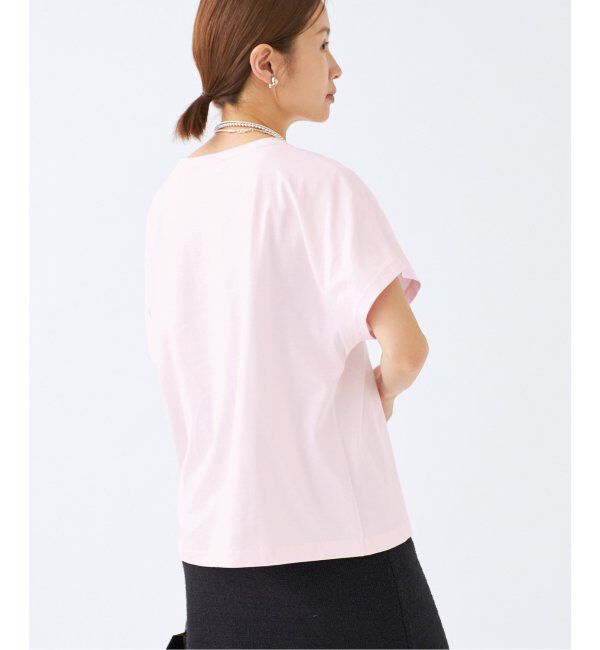IENA「ATON/エイトン SUVIN 60/2 CAP SLEEVE TEE Tシャツ」|Tシャツ・カットソー|