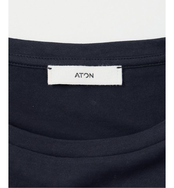 IENA「ATON/エイトン SUVIN 60/2 CAP SLEEVE TEE Tシャツ」|Tシャツ・カットソー|
