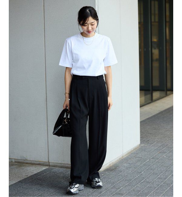 IENA「ATON/エイトン 別注 AIR SPINNING OVER SIZE TEE Tシャツ」|Tシャツ・カットソー|