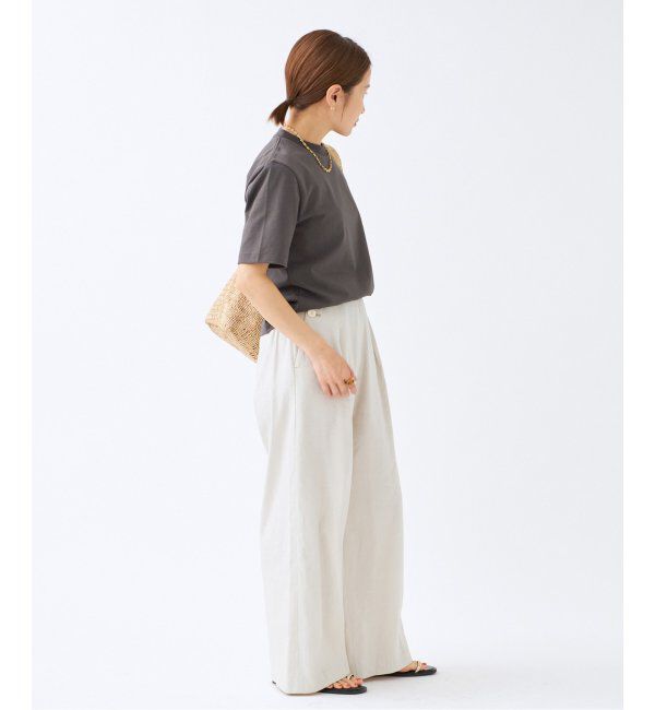 IENA「ATON/エイトン 別注 AIR SPINNING OVER SIZE TEE Tシャツ」|Tシャツ・カットソー|