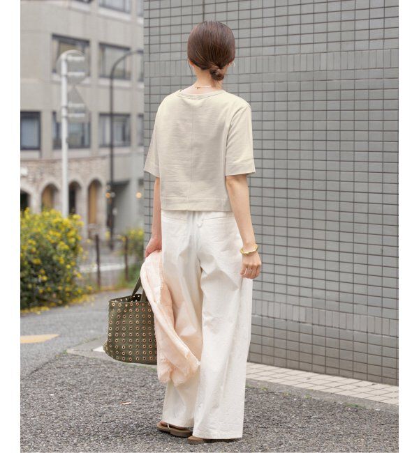 IENA「クロップドTシャツ」|Tシャツ・カットソー|