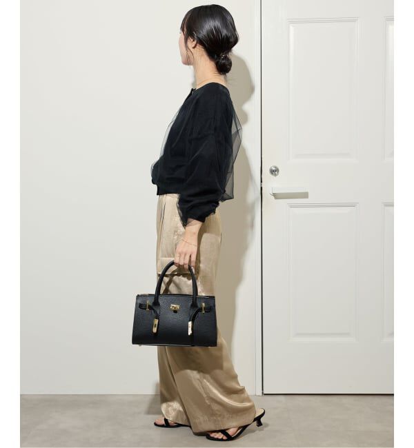 SLOBE IENA「サテンカーゴパンツ」|カーゴ|