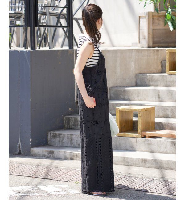 IENA「《WEB限定/追加6》レースオールインワン」|オールインワン|