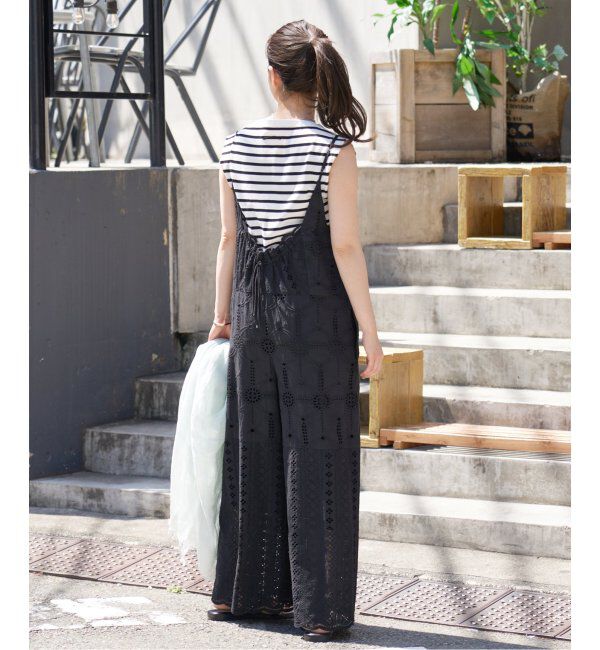 IENA「《WEB限定/追加6》レースオールインワン」|オールインワン|