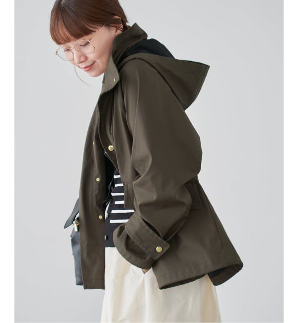 IENA「《一部カラーWEB限定》ボンディングフーデッドブルゾン」|その他|