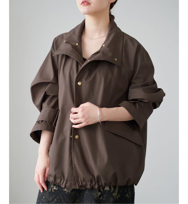 IENA「《一部カラーWEB限定》ボンディングフーデッドブルゾン」|その他|