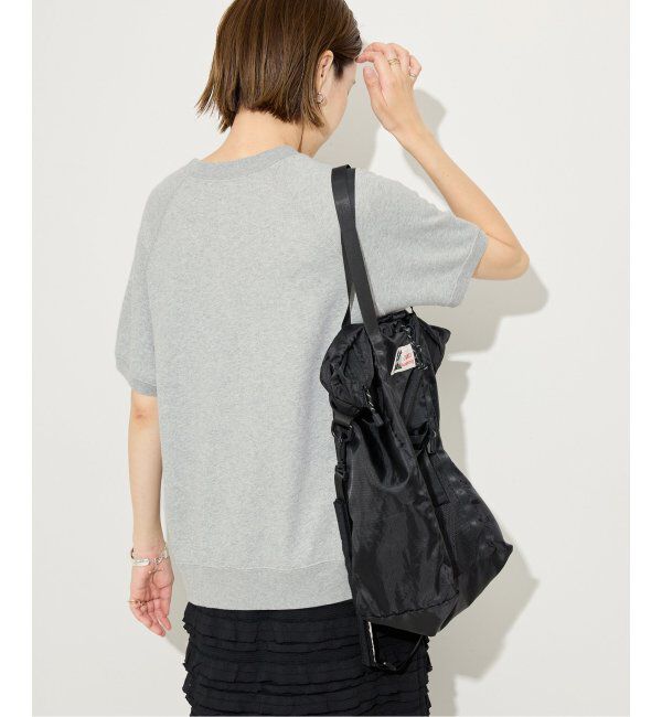 SLOBE IENA「《追加》ラメ裏毛ハーフスリーブプルオーバー」|スウェット・ジャージ|