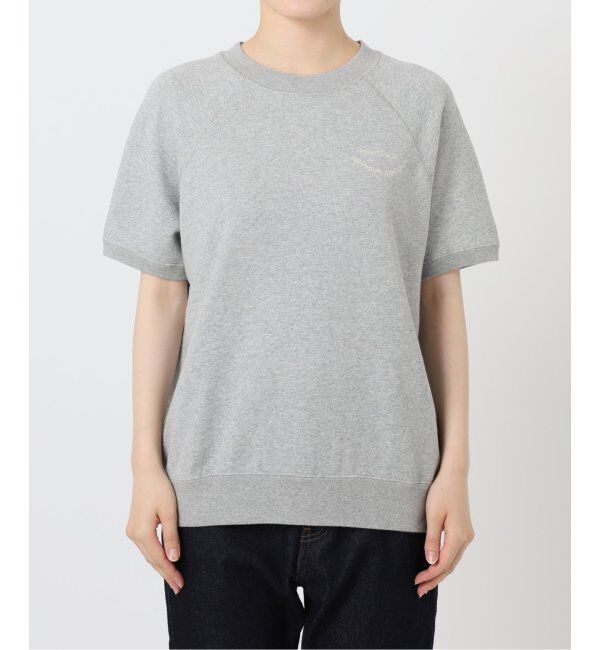 SLOBE IENA「《追加》ラメ裏毛ハーフスリーブプルオーバー」|スウェット・ジャージ|