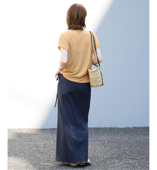 SLOBE IENA「《追加2》スラブ5分袖TEE」|Tシャツ・カットソー|