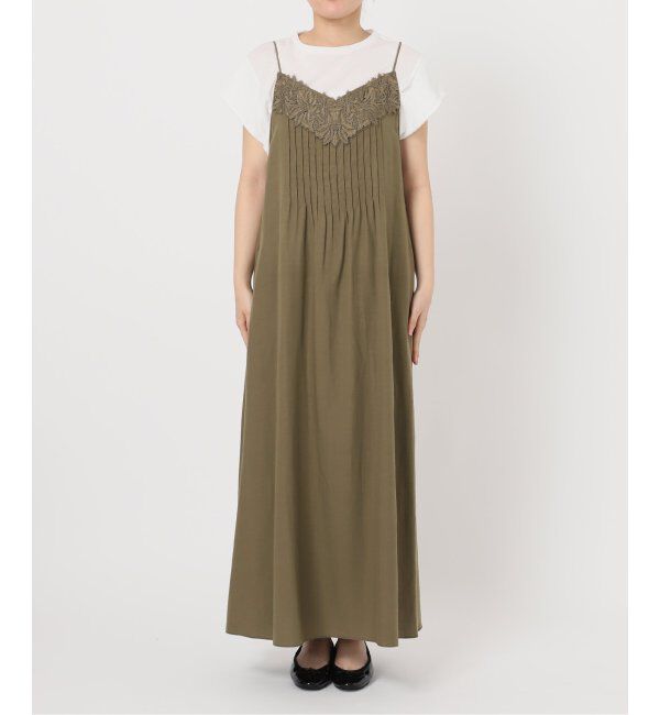 IENA「レースキャミソールワンピース」|ワンピース|