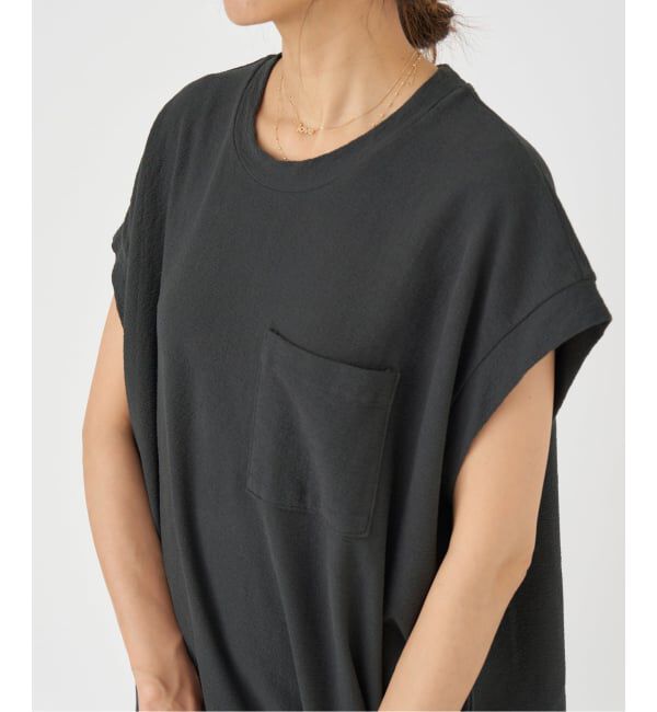 IENA「《追加》BLACK ポケットTドレス」|ワンピース|