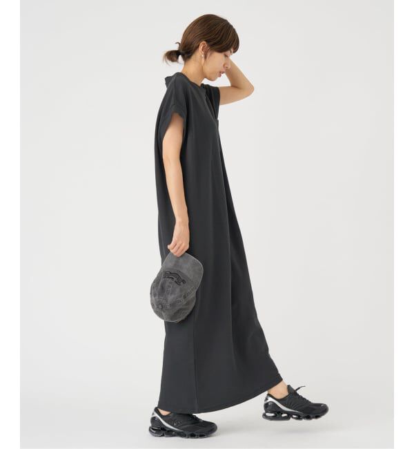 IENA「《追加》BLACK ポケットTドレス」|ワンピース|