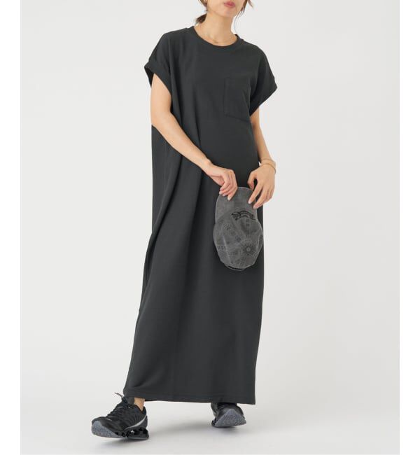 IENA「《追加》BLACK ポケットTドレス」|ワンピース|グレーA