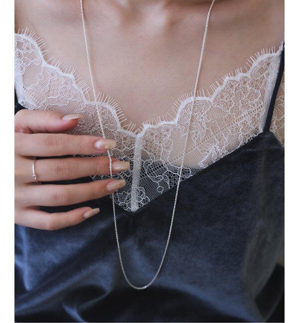 SLOBE IENA「unique/ユニーク SLOBE別注 85cm ロープチェーンネックレス」|ネックレス|