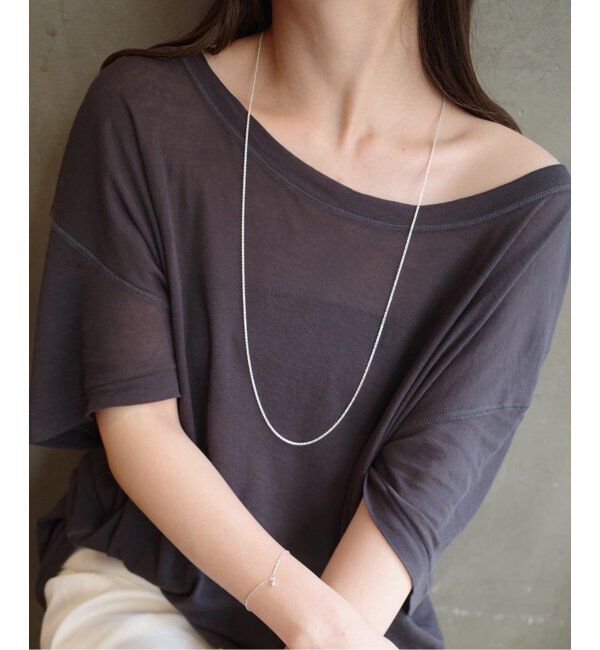 SLOBE IENA「unique/ユニーク SLOBE別注 85cm ロープチェーンネックレス」|ネックレス|