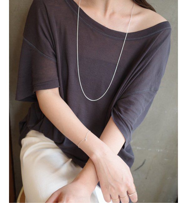 SLOBE IENA「unique/ユニーク SLOBE別注 85cm ロープチェーンネックレス」|ネックレス|