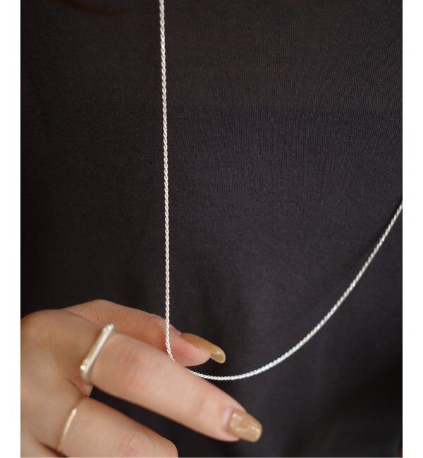 SLOBE IENA「unique/ユニーク SLOBE別注 85cm ロープチェーンネックレス」|ネックレス|