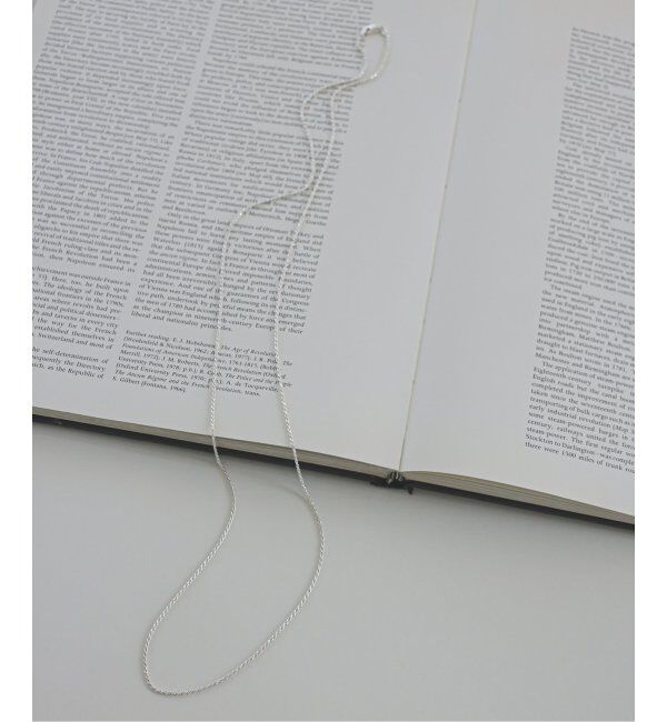 SLOBE IENA「unique/ユニーク SLOBE別注 85cm ロープチェーンネックレス」|ネックレス|