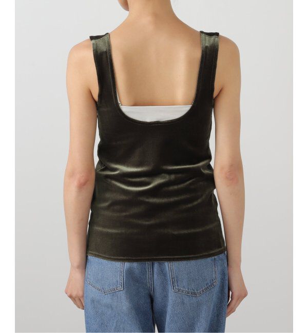 IENA「SIMONE WILD/シモーネ ワイルド VELVET SINGLET タンクトップ VELVETSINGLET」|Tシャツ・カットソー|