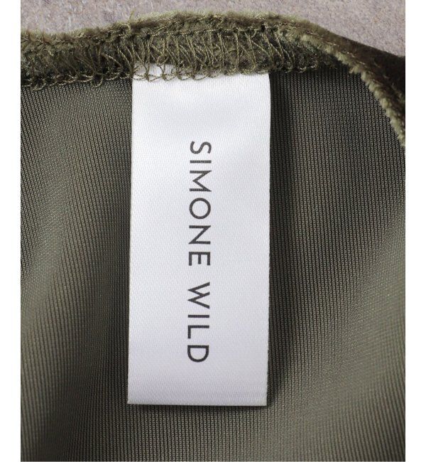 IENA「SIMONE WILD/シモーネ ワイルド VELVET SINGLET タンクトップ VELVETSINGLET」|Tシャツ・カットソー|