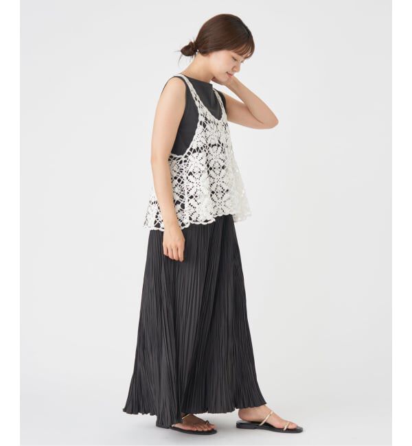 IENA「《追加》クロシェタンク」|ニット・セーター|