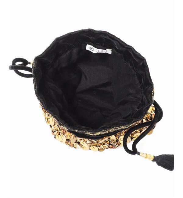 VERMEIL par iena「CITRUS シトラス 別注Gold Sequines Potli Bag C25/PO863」|その他|