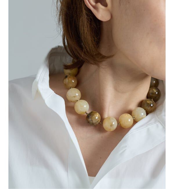 VERMEIL par iena「FRANCINE BRAMLI フランシーヌ ブラムリ 別注ネックレス」|ネックレス|イエロー