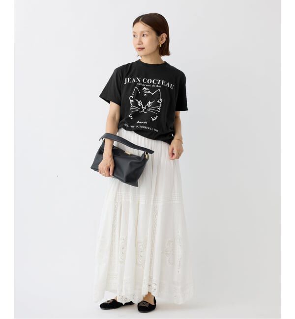 IENA「THE CULTURE CODE &times; Jean Cocteau 別注 CAT Tシャツ」|Tシャツ・カットソー|
