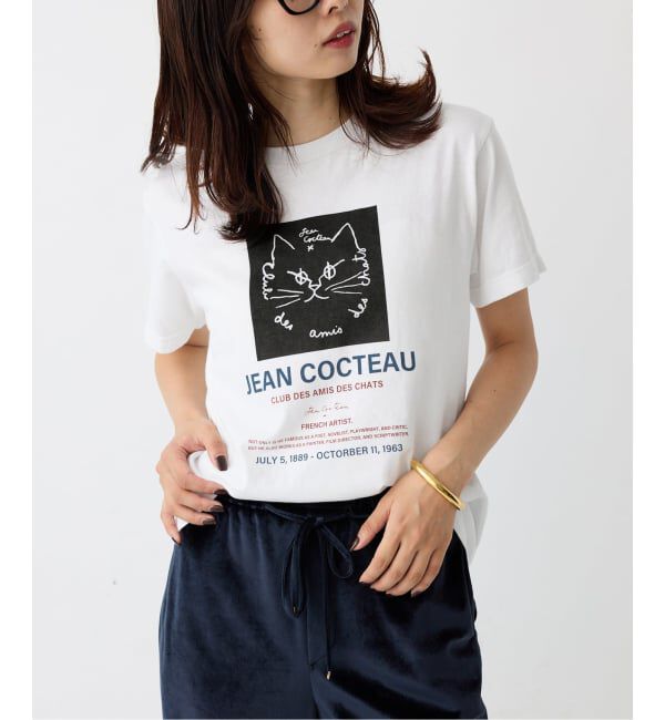IENA「THE CULTURE CODE &times; Jean Cocteau 別注 CAT Tシャツ」|Tシャツ・カットソー|