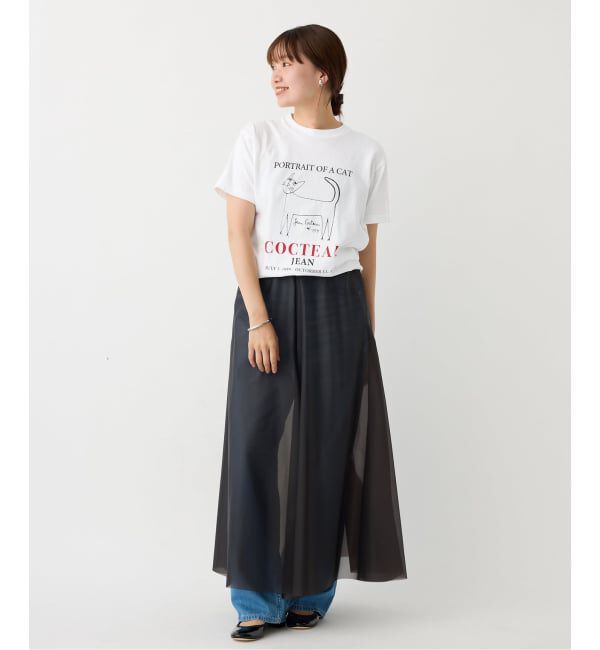 IENA「THE CULTURE CODE &times; Jean Cocteau 別注 CAT Tシャツ」|Tシャツ・カットソー|