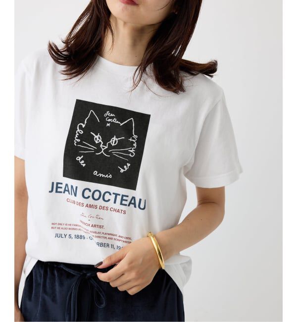 IENA「THE CULTURE CODE &times; Jean Cocteau 別注 CAT Tシャツ」|Tシャツ・カットソー|