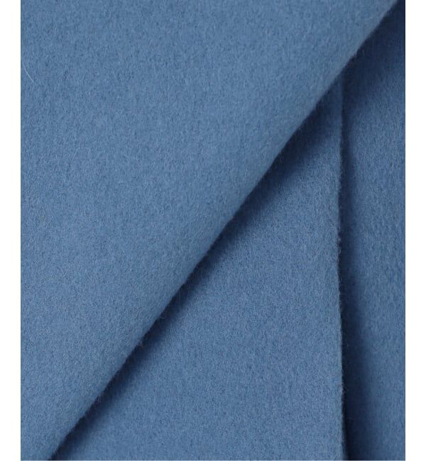 IENA「Super140 フォルムコート」|ノーカラーコート|