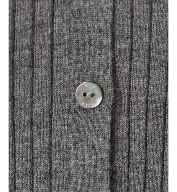 IENA「《追加》イタリア ヤーン RIB Vネックカーディガン」|カーディガン|