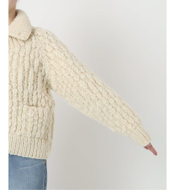 IENA LA BOUCLE「IENA LA BOUCLE スラブウールハンドニットブルゾン」|その他|