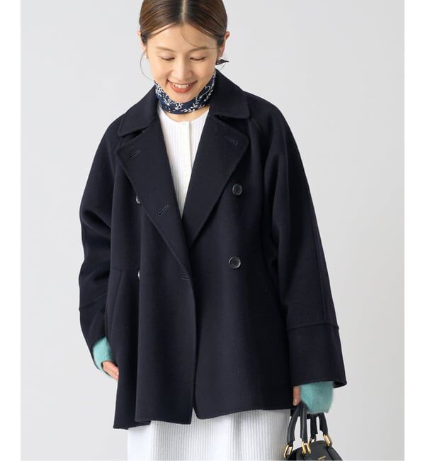 IENA「《WEB限定/追加2》スーパー160ダブルフェイスショートコート」|その他|