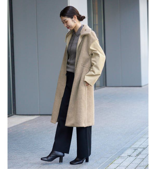 IENA「VACHEMENT/ヴァシュモン 別注 リバーシブルボアコート」|その他|