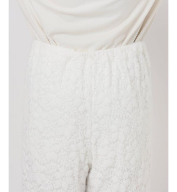 SLOBE IENA「fluffy lace イージーパンツ」|その他|