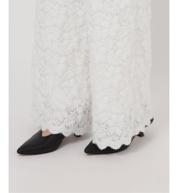SLOBE IENA「fluffy lace イージーパンツ」|その他|