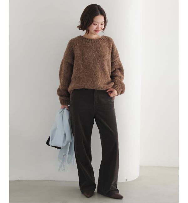 SLOBE IENA「+81BRANCA/ハチイチブランカ SLOBE別注 ペルーニット」|ニット・セーター|