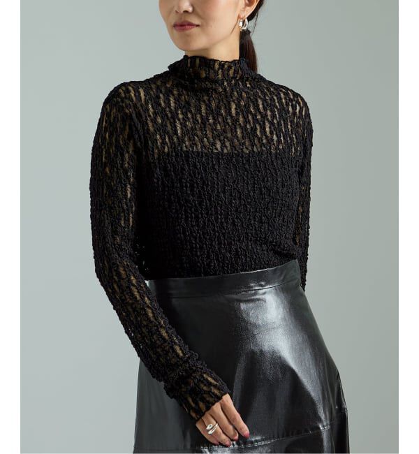 VERMEIL par iena「stretch lace プルオーバー」|シャツ・ブラウス|