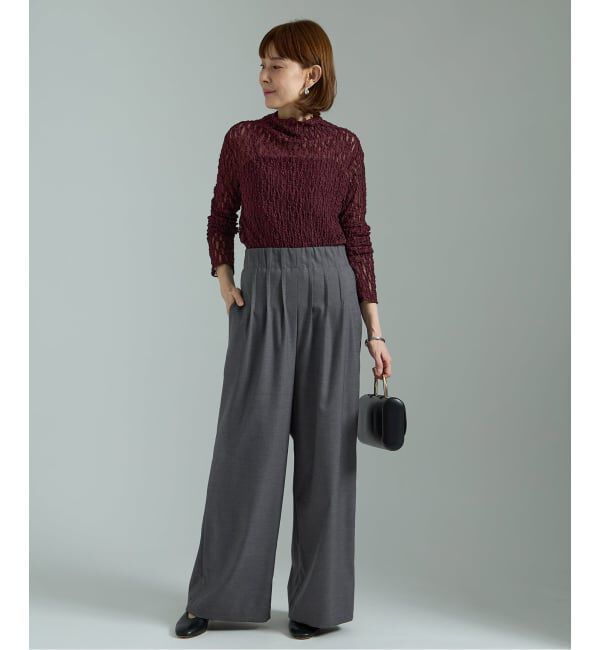 VERMEIL par iena「stretch lace プルオーバー」|シャツ・ブラウス|