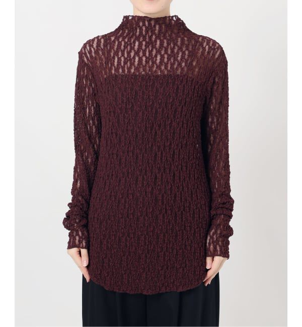 VERMEIL par iena「stretch lace プルオーバー」|シャツ・ブラウス|